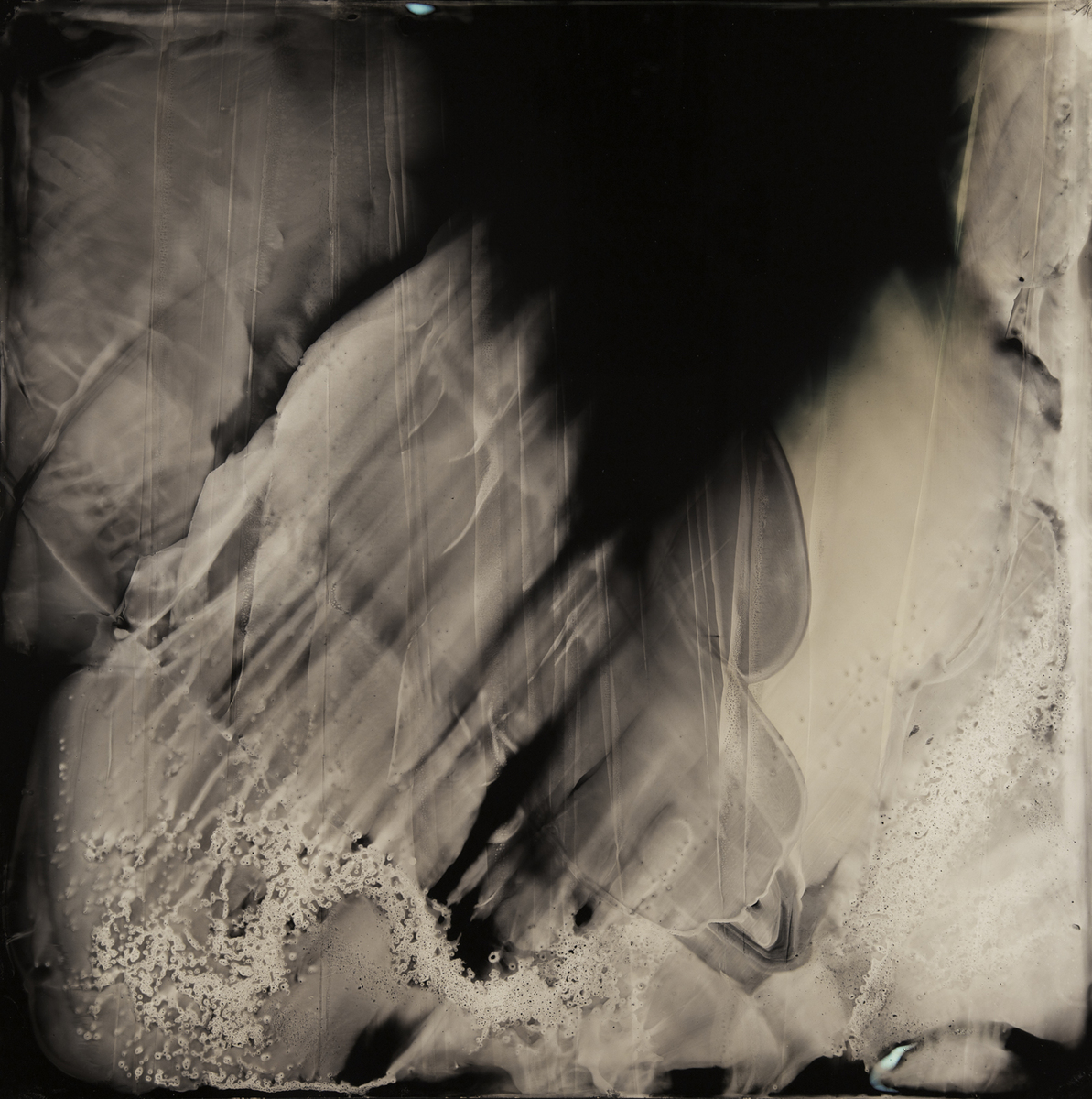 10:47 PM, April 9, 2015. Collodion tintype, 14x14 inches.