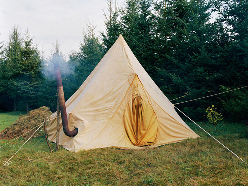 Hanson's Tent at Common Ground Fair, Unity, Maine