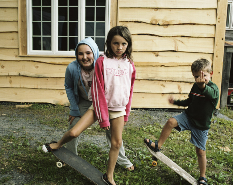Three Kids, Industry, Maine