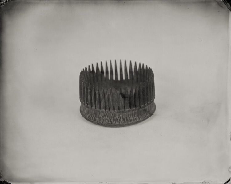 "Comb." From Objects of Uncertain Provenance: Found in Winslow Homer's Studio. 8x10" tintype. 2012.