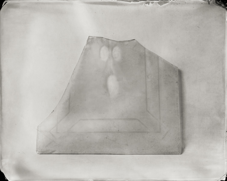 "Window Pane." From Objects of Uncertain Provenance: Found in Winslow Homer's Studio. 8x10" tintype. 2012.