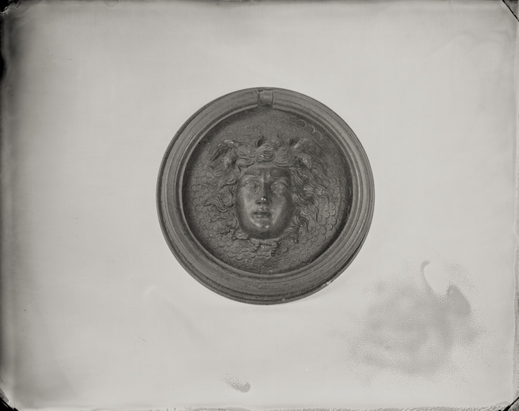 "Door Knocker." From Objects of Uncertain Provenance: Found in Winslow Homer's Studio. 8x10" tintype. 2012.