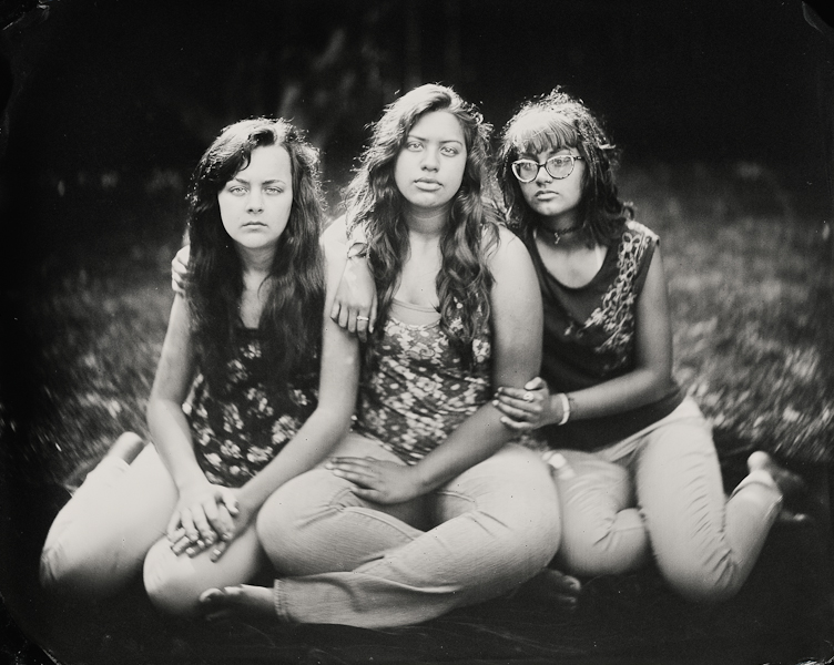 Caroline, Emily and Chloe, 2014