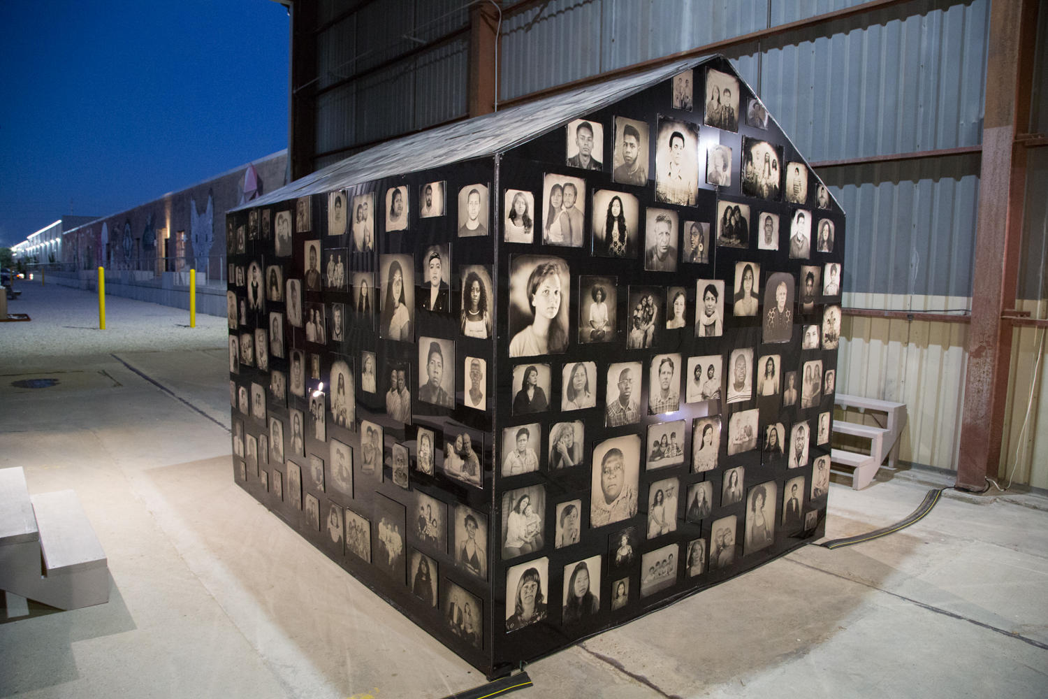 Shelter in Place, as installed at SITE Gallery, Houston, TX