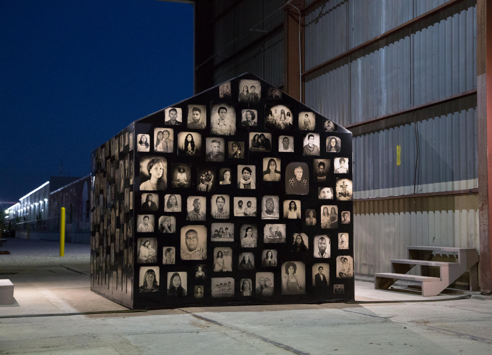 Shelter in Place, as installed at SITE Gallery, Houston, TX