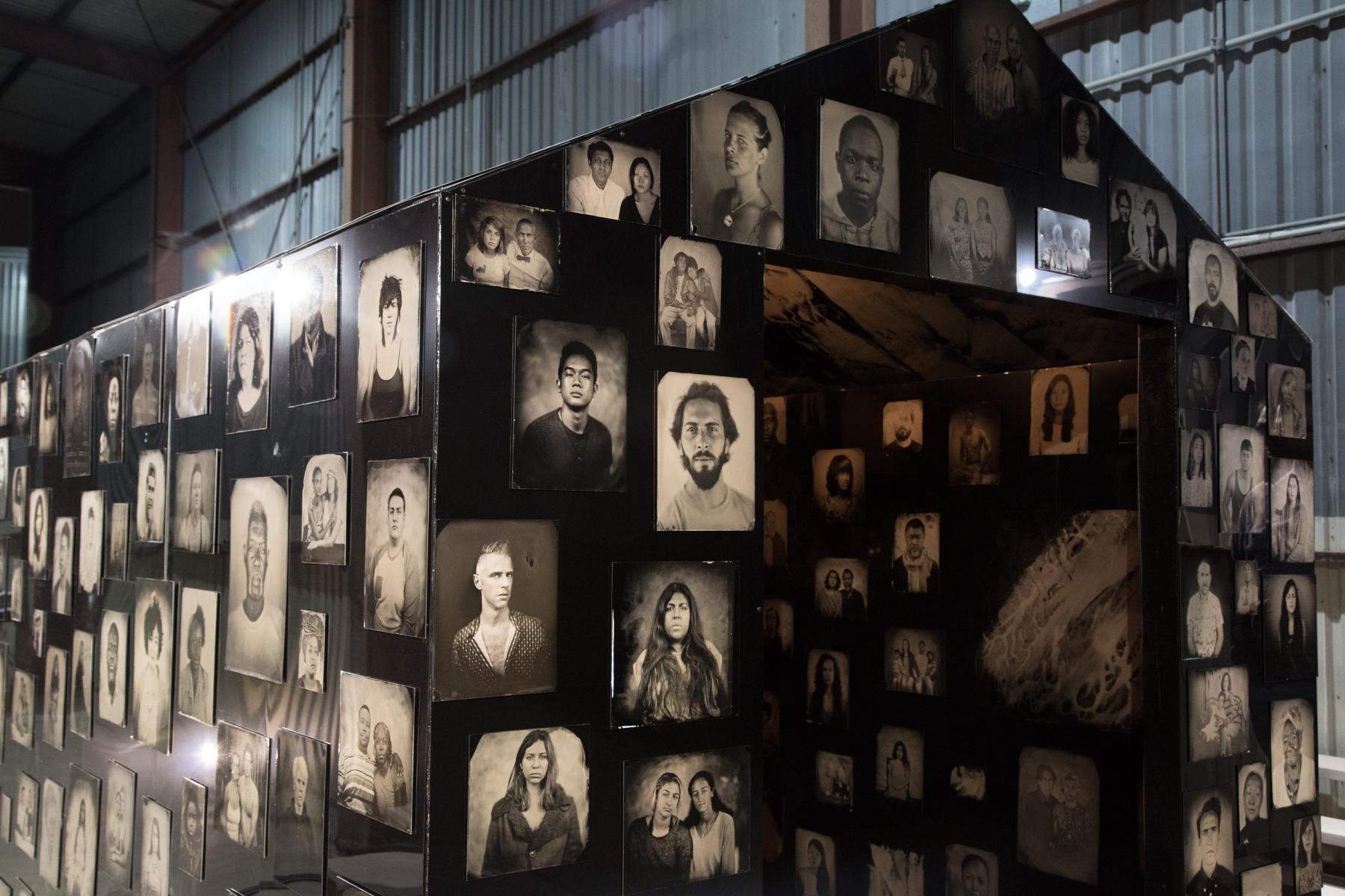 Shelter in Place, as installed at SITE Gallery, Houston, TX