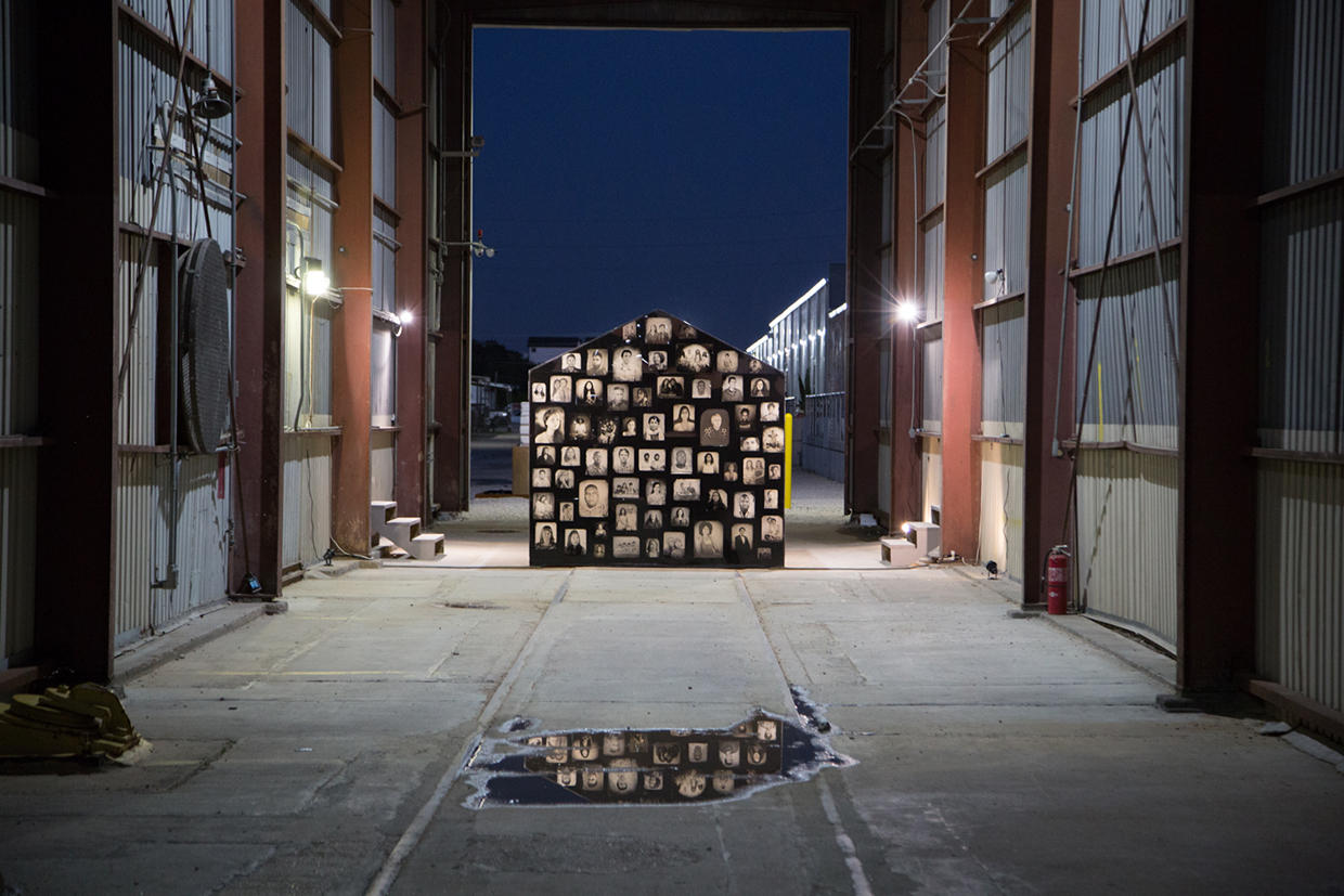 Shelter in Place, as installed at SITE Gallery, Houston, TX