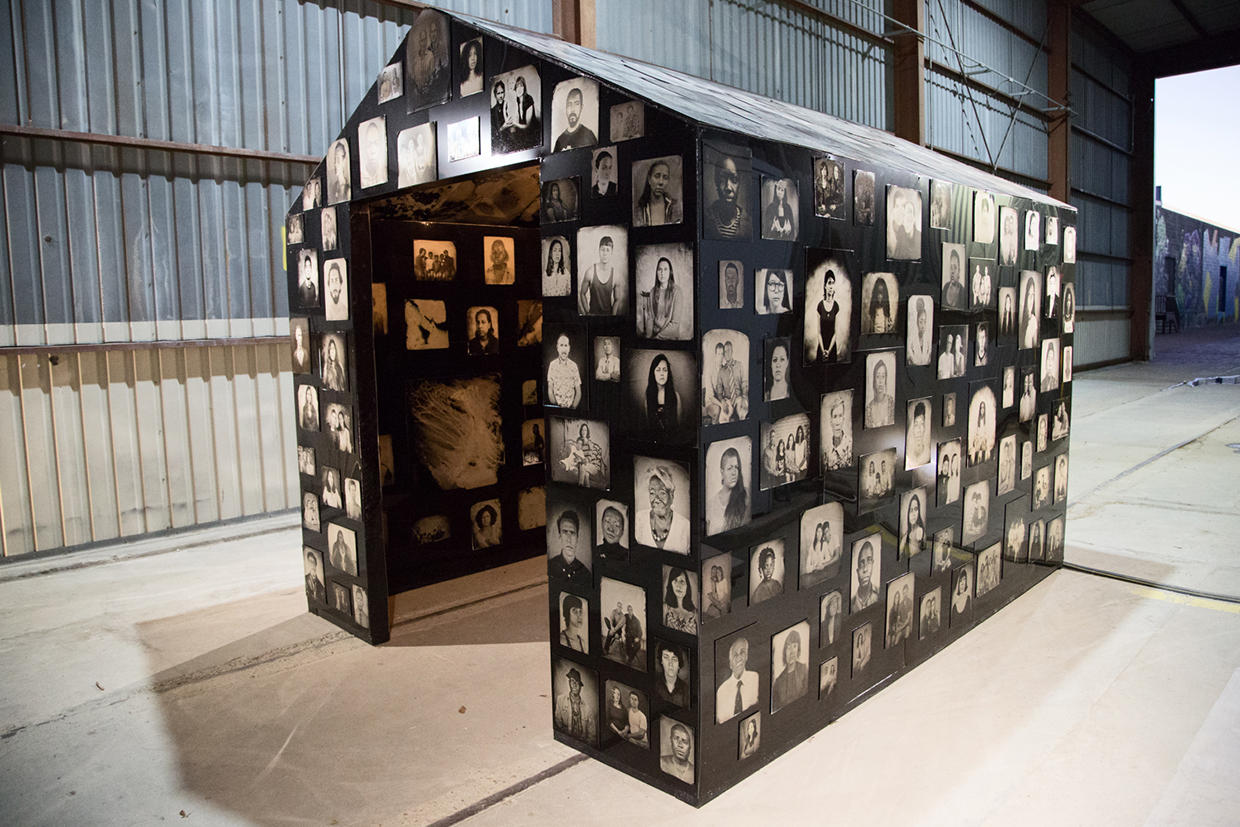 Shelter in Place, as installed at SITE Gallery, Houston, TX