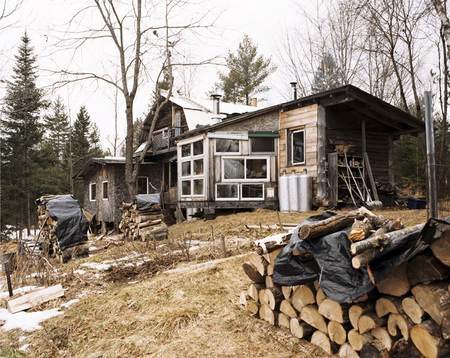 Staley's Cabin in Winter, Guilford, Maine