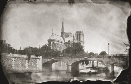 Notre Dame, Paris, 2011, 5x7" tintype