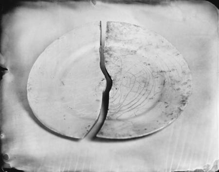 On a Wet Bough with print of Broken Plate (from Winslow Homer's Studio), 2012 || Limited to 20 copies || 8x10 inch image on 11x14 inch paper || $200 including shipping